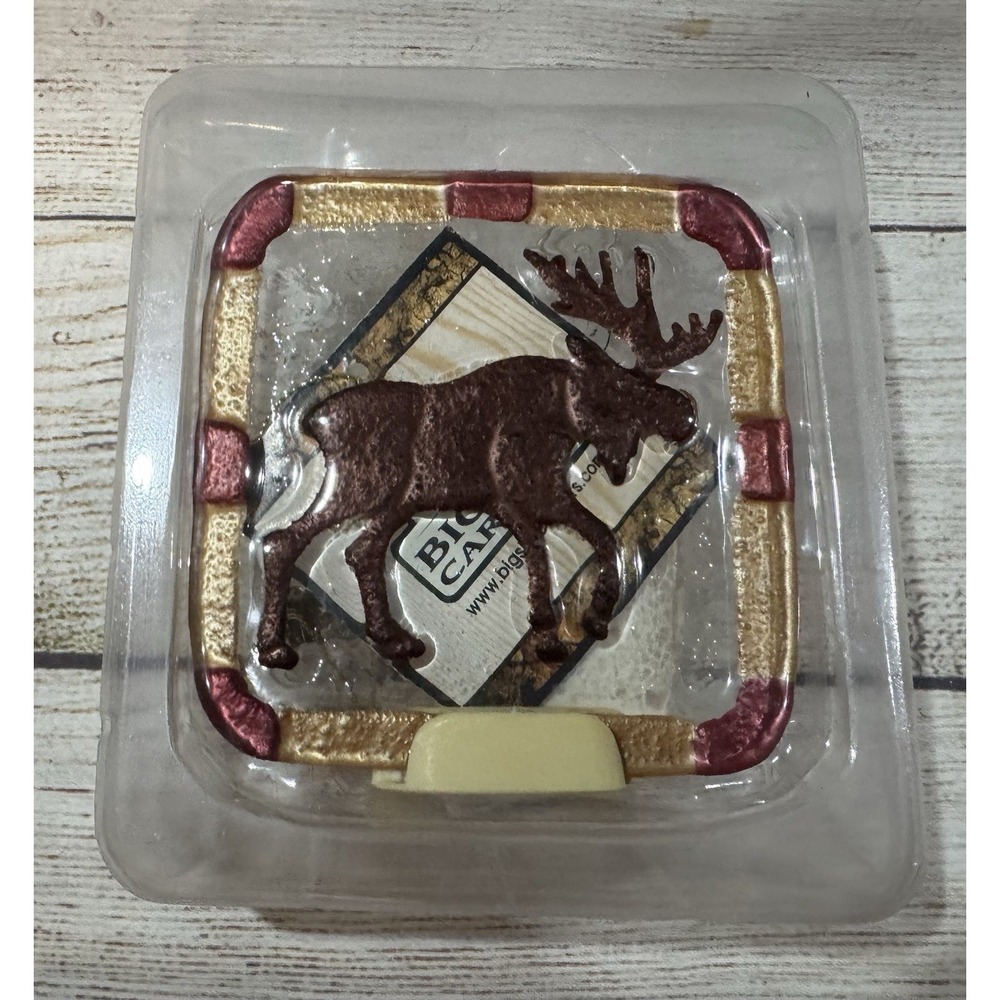 NIB Big Sky Carvers Night Light Moose Cabin Decor New in Box Tub18
